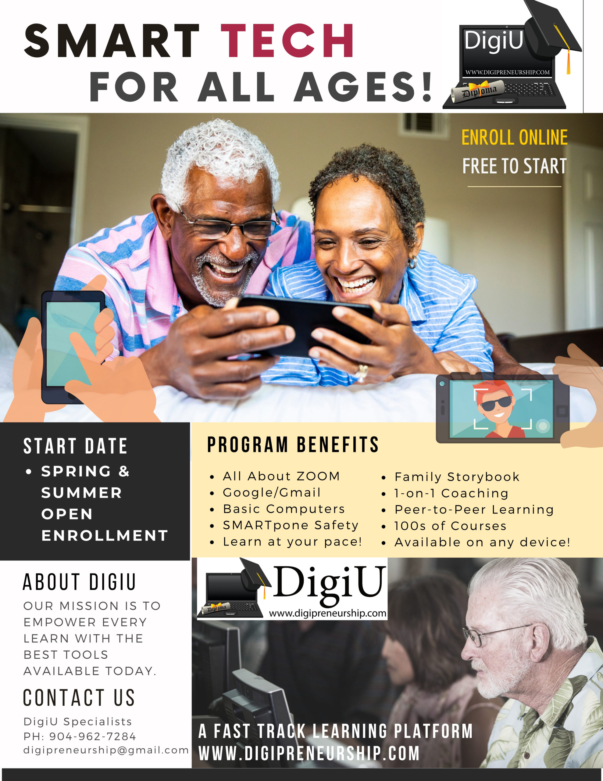 Digipreneurship University Celebrates More than a Decade of Broadband Education for Seniors